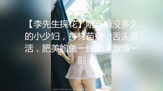 【李先生探花】刚离婚没多久的小少妇，身材苗条，舌头灵活，肥美鲍鱼一线天，激情一刻