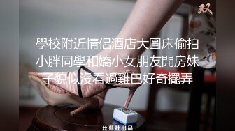 學校附近情侶酒店大圓床偷拍小胖同學和嬌小女朋友開房妹子貌似沒看過雞巴好奇擺弄