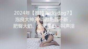 2024年【推特 luckydog7】泡良大神3P调教艳遇不断，肥臀大奶、小家碧玉，叫声淫荡 (10)