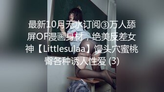 最新10月无水订阅③万人舔屏OF漫画身材，绝美反差女神【Littlesulaa】馒头穴蜜桃臀各种诱人性爱 (3)